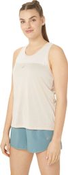 Camiseta de tirantes Race Beige para mujer Asics