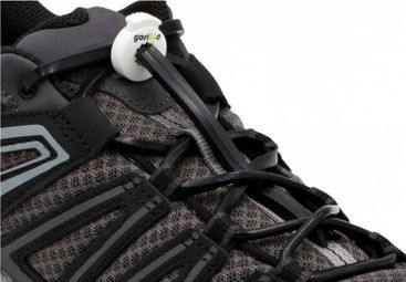 Lacets Ronds Elastiques Pour Chaussure De Randonnée Silicone - noir