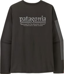 Patagonia Capilene Cool Daily Hut Tripper Men's Long-Sleeve T-Shirt, Black