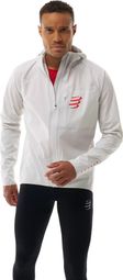 Veste Imperméable Compressport Thunderstorm Blanc Unisexe