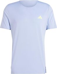 Kurzarm Trikot adidas Adizero Tee Blau Herren