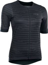 Maglia a maniche corte Gravel da donna ION VNTR AMP Nero