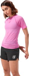 Compressport Trail Racing Women's Short-Sleeve Jersey - Pink