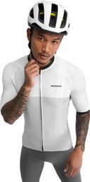 Maillot vélo manches courtes homme Cyclisme M2 Granfondo Blanc