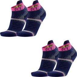 Chaussettes d'Ultra Running techniques et légères. Lot de 2 paires - Run Ultra