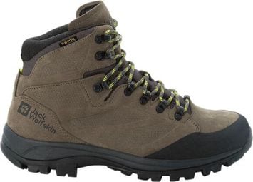 Jack Wolfskin Rebellion Texapore Mid Hiking Shoes Green