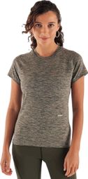 Kurzarmshirt Women Circle Get Ready Quick Dry Grau