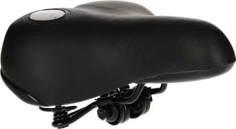 Selle de vélo Dames/Hommes Siège Gel Confort Noir