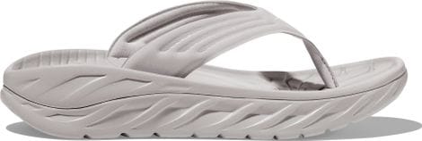Chaussures Récupération Hoka One One Ora Recovery Flip Gris Blanc Homme