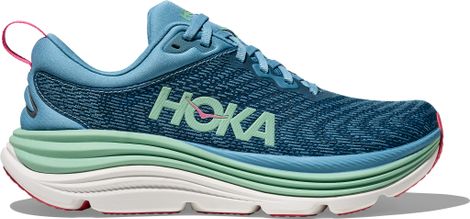 Chaussures Running Hoka Gaviota 5 Bleu/Vert Femme