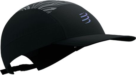 Compressport 5-paneel Lichte Cap Aurora Zwart
