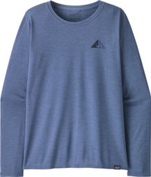 T-Shirt Manches Longues Patagonia Cap Cool Daily Bleu Femme