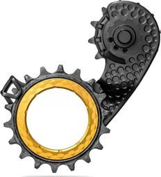 AbsoluteBlack Hollowcage Screed for Shimano Ultegra / Dura Ace 11 S Gold