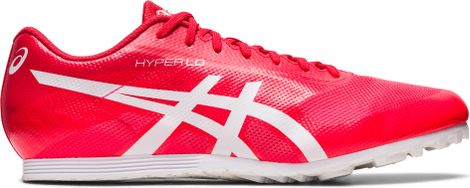 Asics Hyper LD 6 Rot Weiß Unisex-Leichtathletikschuhe