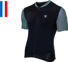 Maillot de manga corta LeBram Aspin Negro Verde