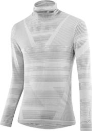 Maillot de corps à manches longues Loeffler m Col roulé L / S Transtex ® Retr'x-Gris