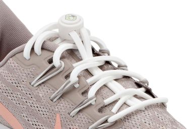 Lacets Elastiques Course Running Confort Optimal en Silicone  - blanc