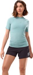 Compressport Trail Racing Women's Short-Sleeve Jersey - Blue