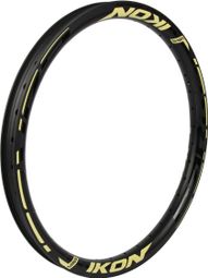 Vorderradfelge BMX Ikon I 406x32mm I 36 Loch Schwarz / Matt Sand