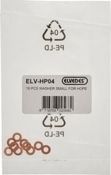 Elvedes Copper Washer O-Ring Small for Hope Brakes 10 Pcs