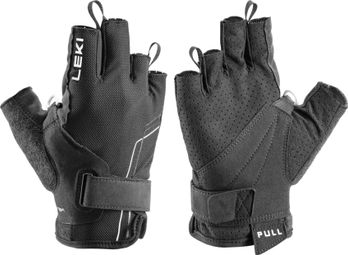 Leki Breeze Shark Short Nordic Walking Gloves Black/White