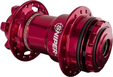 Moyeu Arrière SD-X Sniper Evo Pro HSX 15mm 36H Rouge