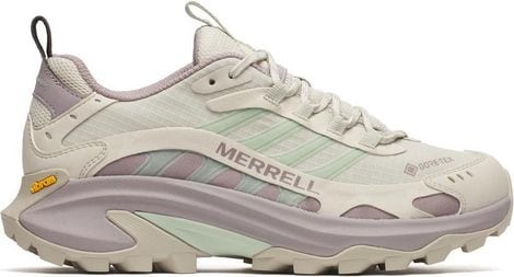 Chaussures de Randonnée Merrell Moab Speed 2 Gore-Tex Beige/Violet Femme