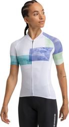 Maillot vélo ultraléger femme Cyclisme M3 Eclat Blanc