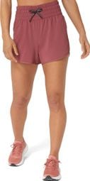 Women's Asics Nagino Run 4in Red Shorts