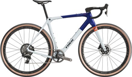 Vélo de Gravel Trek Checkmate SLR 7 Sram Force XPLR AXS 12V 700 mm Blanc Bleu M / 162-173 cm 2025 | Produit Reconditionné