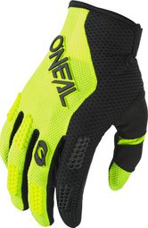 Gants Enfant O'Neal Element Racewear Noir/Jaune Fluo