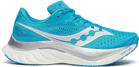 Chaussures Running Saucony Endorphin Speed 4 Bleu/Argent Femme