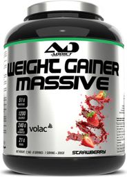 Weight Gainer Massive (2 5kg) - Addict Sport Nutrition - Fraise - Gainers