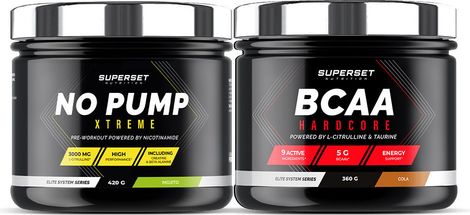 Programme Intensif Training - BCAA Hardcore Cola - No Pump Xtreme Mojito