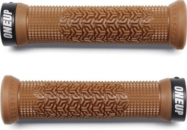 OneUp Goldstone Lock-On Grips Tan
