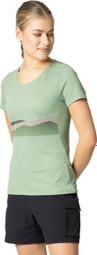 Camiseta de manga corta para mujer Odlo F-Dry Ridgeline Verde