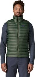 Chaqueta sin mangas Patagonia Down Sweater verde para hombre