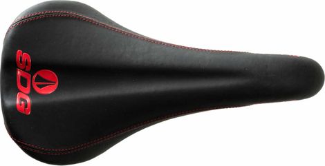 SDG Selle BEL AIR RL Acier Noir/Rouge