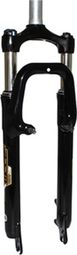 Fourche VTC 28 Pouces Zoom Misera - Noire, Réglable Et Blocable, Débattement 50mm, Pivot
