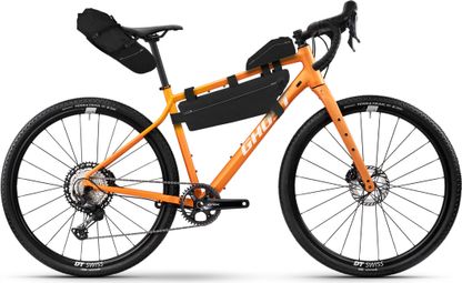 Ghost Asket Advanced EQ Gravel Bike with Shimano GRX 12-speed drivetrain, 700 mm handlebar, Matte Orange, 2026