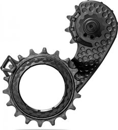 Chape de Dérailleur Hollowcage AbsoluteBlack pour Shimano Ultegra 8150 12 V Noir