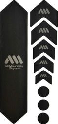 ALL MOUNTAIN STYLE Frame Guard Kit - 9 pcs - Black