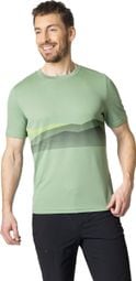 Camiseta de manga corta Odlo F-Dry Ridgeline Verde