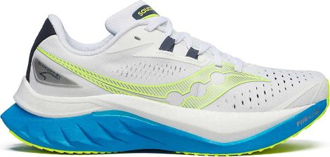 Saucony Endorphin Speed 4 Laufschuh Weiß/Gelb/Blau Damen