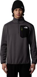 Forro polar The North Face Crest 1/4 Zip Gris