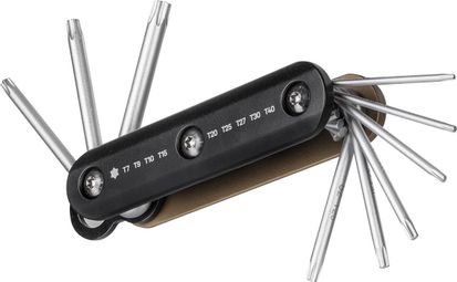 Topeak Torx Combo Multi Tools Black / Gold (9 Functions)