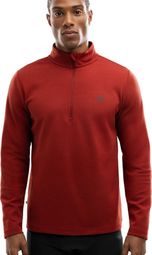 Pull fitness demi-zip homme Torch Rouge