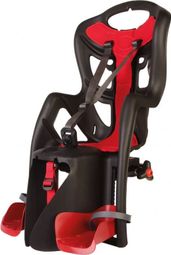 Porte-bébé fixation porte-bagage - noir et rouge