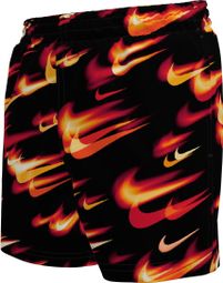 Nike Swim Breaker Asteroid AOP Black/Red Boys' Swim Shorts