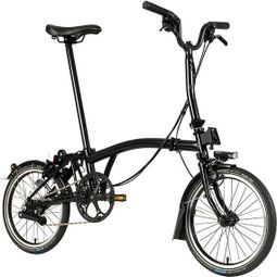 Vélo Pliant Brompton C-Line Explore Guidon Medium Noir